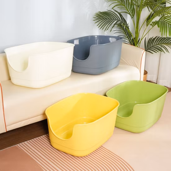Tc4229 Inodoro con bandeja para perros de plástico con forma de oso lindo interior desmontable