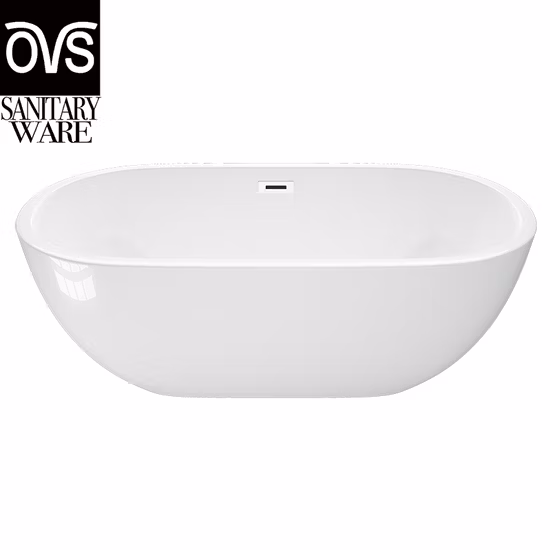 Function and Freestanding Acrylic Bathtub Soaking Type Bathtub (BJ6065)