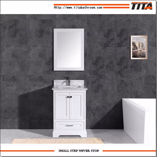 Solid Wood Bathroom Vanity Cabinet T9311-60W
