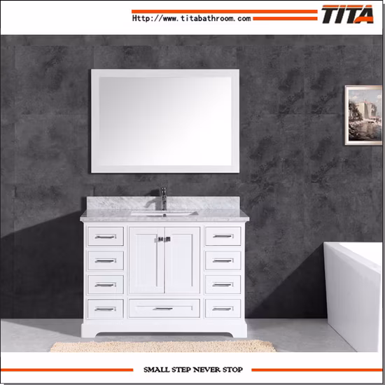 Solid Wood Bathroom Vanity Cabinet T9311-60W