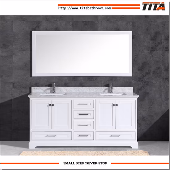 Solid Wood Bathroom Vanity Cabinet T9311-60W