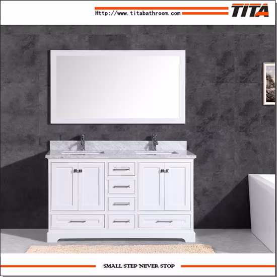 Mueble de baño de madera maciza T9311