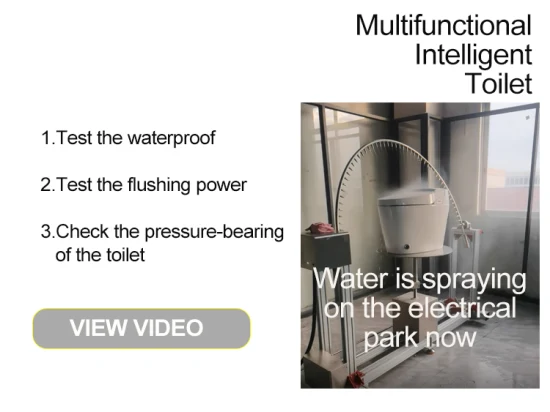 Ovs-inodoro de cerámica barato de lujo para baño, inodoro inteligente de 1 pieza con Sensor automático de pie, inodoro inteligente con descarga electrónica con bidé